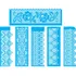 Kit Stencil Opa Com 6 Stencil Barrado Renda Opa Criando Arte