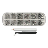 Kit Strass Hotfix Termocolante Cristal Pedras Com 1 000un