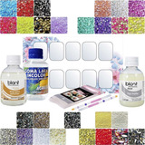 Kit Strass Para Unha Cartão Pedrinhas De Unha Caviar E Joias
