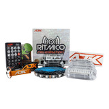 Kit Strobo Celebration Ajk Rgb 6 Faróis Fita Led Brinde