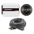 Kit Subwoofer 12 Pol Bomber + Ts 800x4 Taramps E Cabo Rca 5m