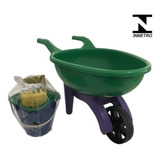 Kit Summer Kids Carrinho De Mão Balde Para Praia 6 Pçs