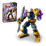 Kit Super Heroes Marvel 76242 Armadura Robô Thanos Lego Quantidade De Peças 113