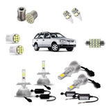 Kit Super Led Farol Alto Baixo Milha Gol G4 Parati Saveiro