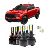 Kit Super Led Farol Automotivo Fiat Toro 6000k Techone Code
