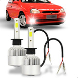 Kit Super Led H3 6000k Farol Milha Corsa Wind Super Classic