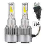 Kit Super Led Lampada Farol H4 6000k 7200 Lumens 12 24v