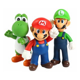 Kit Super Mario, Luigi E Youshi - 3 Bonecos - Pronta Entrega