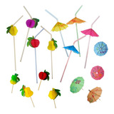 Kit Super Mix Canudos E Pailtos Decorados 50 Unid 