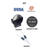 Kit Suporte Bateria 2032 Sega Dreamcast   Diodo 1n4007