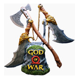 Kit Suporte Controle God Of War Ps5 Xbox Com 2 Armas