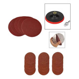 Kit Suporte De Boina Furadeira Esmerilhadeira 30 Lixas