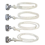 Kit Suporte De Defensa De Inox Com Cabo