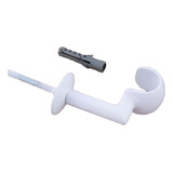 Kit Suporte De Teto Para Varão De Cortina 28mm Decorações