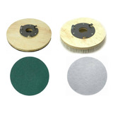 Kit Suporte escova Nylon disco P Enceradeira Cleaner 400mm
