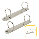 Kit Suporte Garra Fichário Scrap D Ring 21mm 2 Unidades