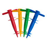 Kit Suporte Guarda Sol Ancora Praia Vara De Pesca Saca Areia