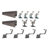 Kit Suporte P Instalação De 2 Painéis Solares De 140w 150w