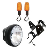 Kit Suporte Painel Piscas Farol Fan 125 2009 A 2013