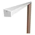 Kit Suporte Top 1 80mt Para Porta De Correr Até 90cm Branco