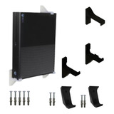 Kit Suporte Xbox One Fat Parede Para 1 Console E 2 Controles