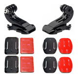 Kit Suportes Adesivos Curvos E Retos J Hook Gopro Hero 11