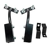 KIT SUPORTES DA CALHA QUEBRA SOL MB 1620 FERRO PRETO EPOXI
