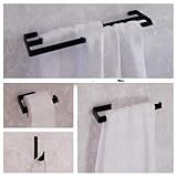 Kit Suportes Para Banheiro Com 4 Acessórios Toalheiro Duplo Decoração