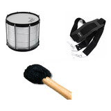 Kit Surdo Batuka Talabarte 2 Gancho   Baqueta Maçaneta