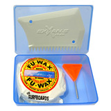 Kit Surf Porta Parafina Raspador Fu Wax Chave
