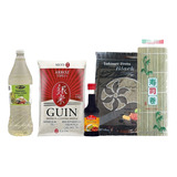 Kit Sushi 5 Arroz Esteira Nori Alga Shoyu Tempero T Foods