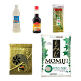 Kit Sushi Arroz Esteira Alga Nori Shoyu Tempero Tetsu