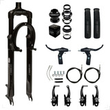 Kit Suspensão Bike Mtb Standard Aro 26 Kit Freio V brake