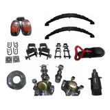 Kit Suspensão Carretinha Reboque 1200kg C Elétrica Completo