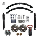 Kit Suspensão Completa Molas 800kg C Amortec Carretinhas