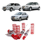 Kit Suspensão Rosca Super Slim Corsa Celta Prisma até 2012 