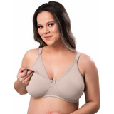 Kit Sutiã Amamentação S bojo Plus Size Extensor 46 Ao 60