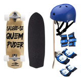 Kit Swingboard Simulador Surf Longboard Capacete