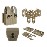 Kit Tab Lock Suporte De Colete Modular Coyote