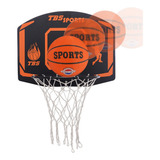 Kit Tabela Basquete À Prova D água Aro 41cm C Rede E Bola