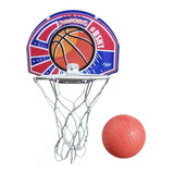 Kit Tabela De Basquete Cesta Infantil Bola Aro Rede E Bico