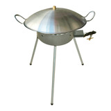 Kit Tacho Tipo Arado C tampa 60cm Fogareiro Gás Reforçado