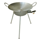Kit Tacho Tipo Arado S tampa 60cm   Fogareiro Gás Reforçado