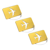Kit Tags De Mala Etiqueta Bagagem 3 Unidades Identificação