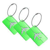 Kit Tags De Mala Etiqueta Bagagem 3 Unidades Identificação