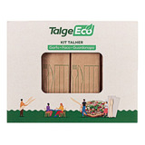 Kit Talher Garfo faca guardanapo Eco C 100 Unidades Talge