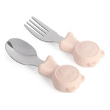 Kit Talher Infantil De Inox Silicone