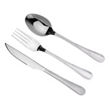 Kit Talheres Inox 150 Pçs 50 Garfos 50 Facas E 50 Colheres