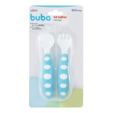 Kit Talheres Para Bebê Com Estojo Colher E Garfo
