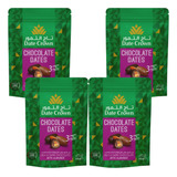 Kit Tâmara Sem Caroço Recheio Amendoas Chocolate Vegano 1kg